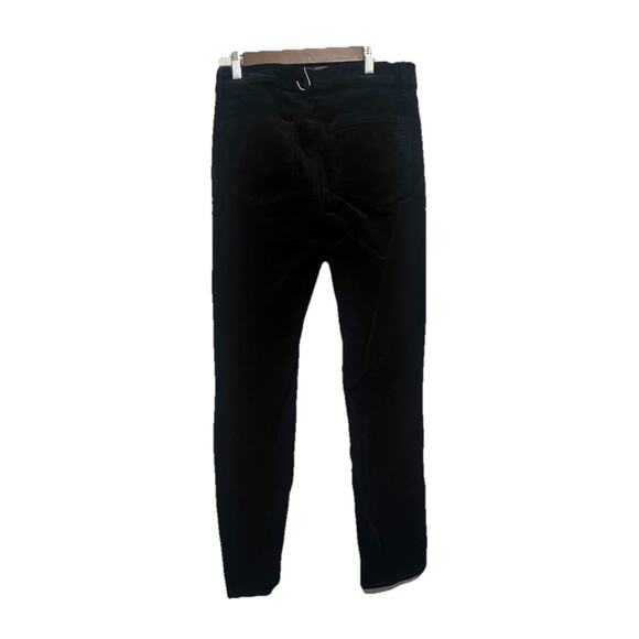LOFT Women's Curvy Skinny Black Soft Corduroy Stretch Fabric Pants Size 28/6 - Picture 2 of 11